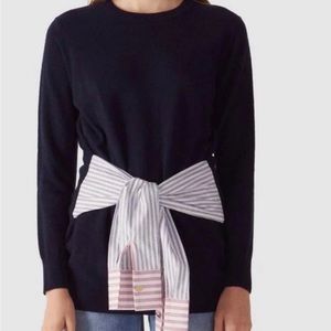 Sandro uzanne wool and cashmere sweater